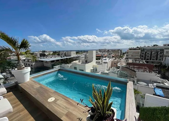 Penthouse On 5av! Private Pool! Rooftop With Ocean View * Playa del Carmen