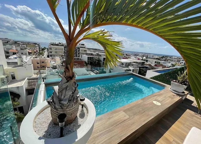 Penthouse On 5av! Private Pool! Rooftop With Ocean View Apartamento Playa del Carmen