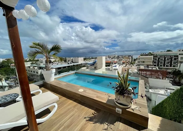 Penthouse On 5av! Private Pool! Rooftop With Ocean View Apartamento