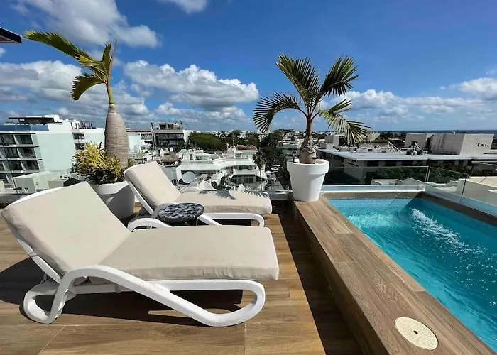 Apartamento Penthouse On 5av! Private Pool! Rooftop With Ocean View Playa del Carmen