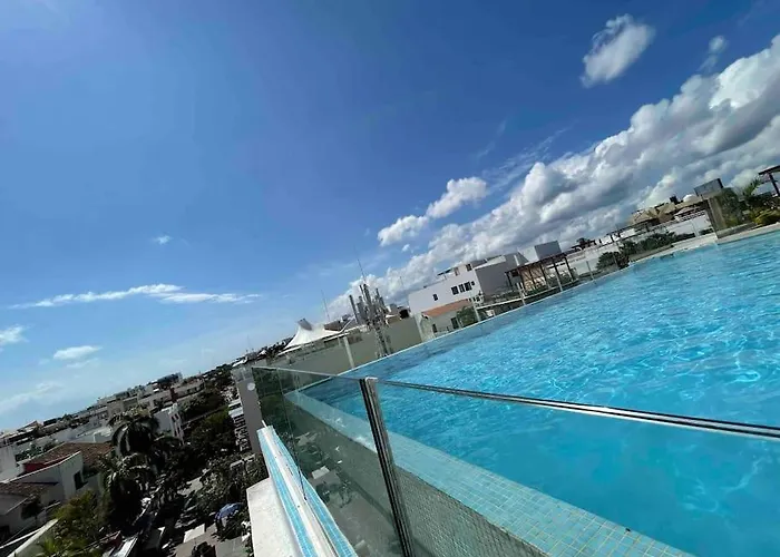 Penthouse On 5av! Private Pool! Rooftop With Ocean View Apartamento Playa del Carmen