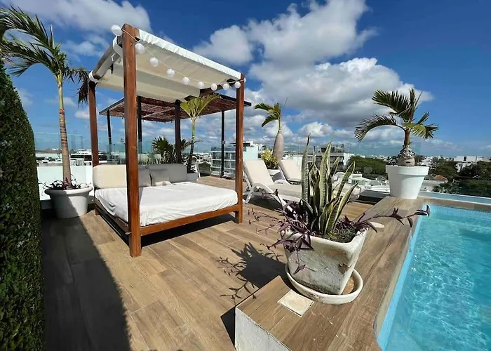 Penthouse On 5av! Private Pool! Rooftop With Ocean View Playa del Carmen