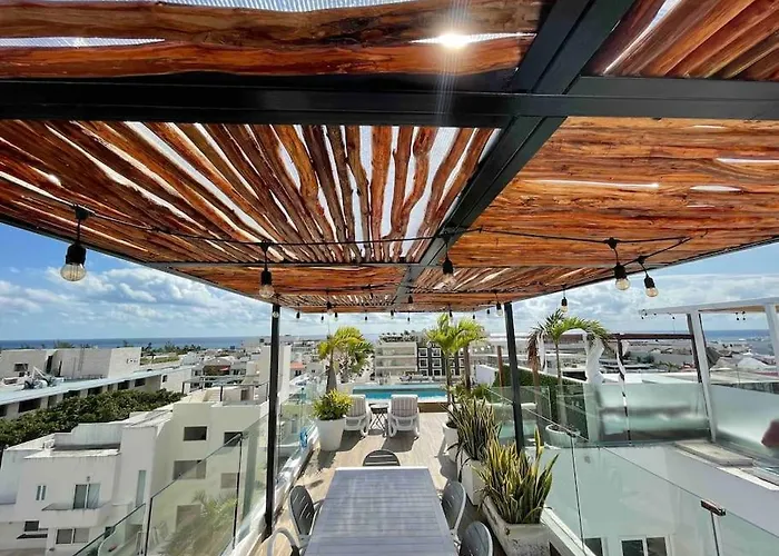 Penthouse On 5av! Private Pool! Rooftop With Ocean View Playa del Carmen