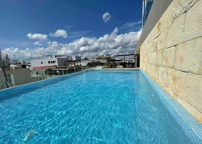 Penthouse On 5av! Private Pool! Rooftop With Ocean View Apartamento Playa del Carmen