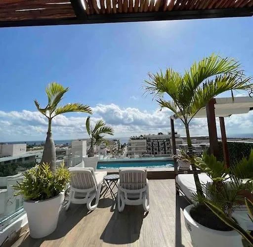 Penthouse On 5av! Private Pool! Rooftop With Ocean View